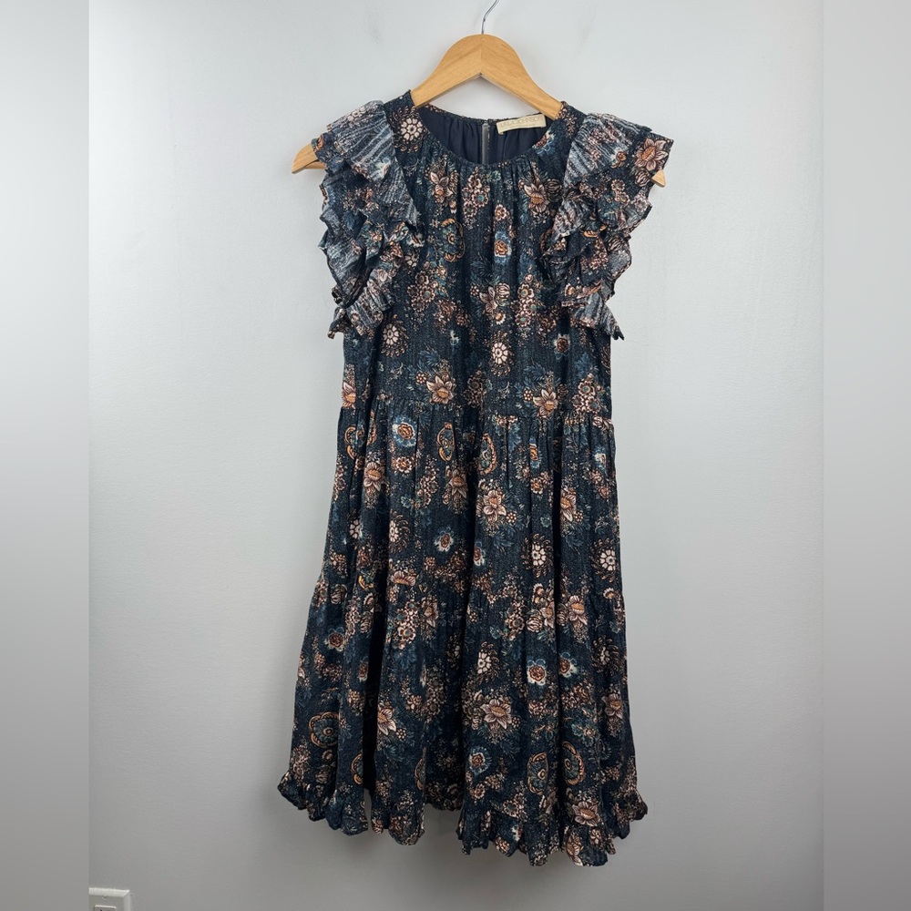 Ulla Johnson Women Adele Floral Mini Dress Size 0